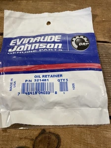 OMC EVINRUDE JOHNSON 321481 SEAL (QTY-4) OEM NOS - Foto 1 di 4