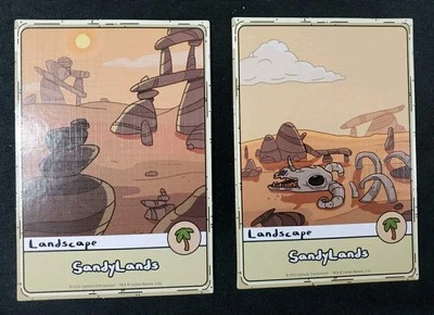 Cryptozoic Adventure Time Card Wars Replacement Landscape Cards Sandylands ** - Image 1 of 3