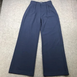 Abercrombie & Fitch Hose Damen Small Wide Leg High Rise Plissee Anzughose - Bild 1 von 15