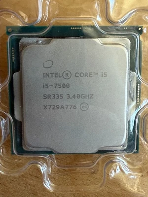 Procesador CPU Intel Core i5-7500 Quad Core 3,40 GHz LGA1151 6 MB SR335 Foto 1 de 2