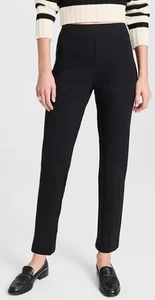 SPANX The Perfect Pant Classic Black Slim Straight Ponte Knit Med NWT $138 - Picture 1 of 6