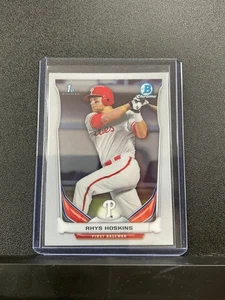 Bowman Chrome Draft Rhys Hoskins 2014 #CDP122 Prospects 1st Bowman Phillies - Imagen 1 de 2