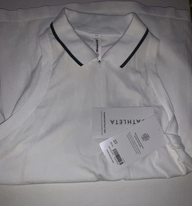 Athleta Momentum Polo Tank-Biały- Rozmiar XL-Nowy bez metki - Zdjęcie 1 z 2