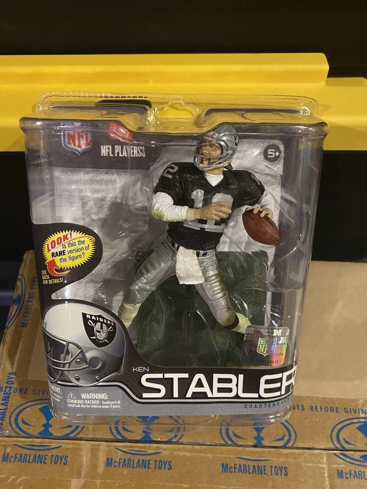 Figura de acción McFarlane Toys Ken Stabler Oakland Raiders NFL Series 29 nueva en caja 2012 Foto 1 de 1