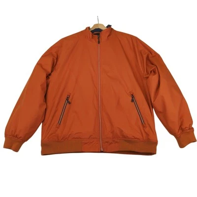 Chaqueta Orvis Burnt Naranja Forrada de Vellón Carcasa Suave Para Hombre Talla Grande Poliéster Foto 1 de 4