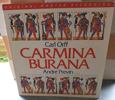 MFSL 1-506 ORFF CARMINA BURANA ANDRE PREVIN JAPAN 1977 ½ SPEED MINT UNPLAYED/EX - Image 1 of 4