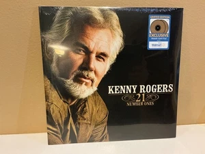 KENNY ROGERS 2LP 21 number ones GOLD color vinyl NM sealed - Picture 1 of 2