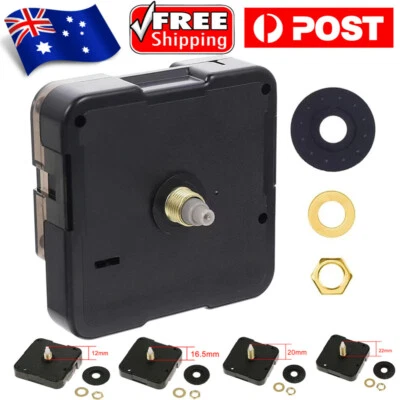 Silent DIY Quartz Movement Wall Clock Motor Mechanism Long Spindle Repair Kit AU - image 1 of 4