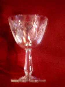Set 5 Stück Vintage Kristallgläser Blume klar - Bild 1 von 4