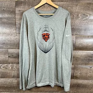 Chicago Bears Nike Legend Icon Langarm T-Shirt Heather Gray Performance 2XL - Bild 1 von 13