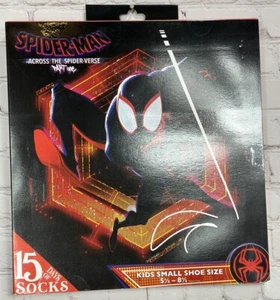Spiderman 15 days of socks Kids Small shoe size 5.5-8.5 New - Picture 1 of 3