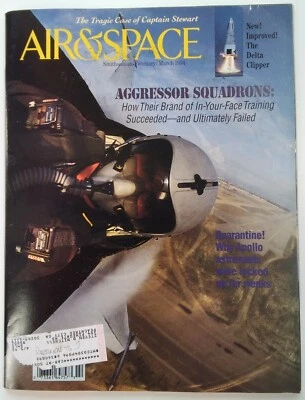 Air & Space Magazine Smithsonian Rare Vtg 1994 Aggressor Squadron Bennet Race  - Image 1 of 4
