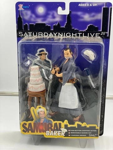2000 JOHN BELUSHI SAMURAI BAKER SATURDAY NIGHT LIVE ACTION FIGURE COMPLETE NEW Cover