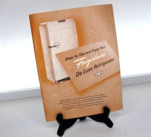 1950 Frigidaire Deluxe Refrigerator User Manual Instructions - Picture 1 of 8
