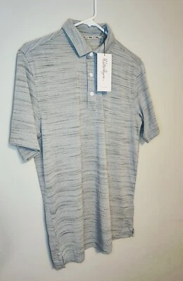 Polo Walter Hagen Hombre Clubhouse Gris Striation Tallas S/M/L/XL/XXL Foto 1 de 4