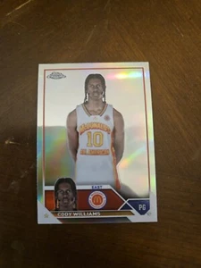 2023 Topps Chrome McDonald's All American - Refractor #60 Cody Williams (RC) - Picture 1 of 2