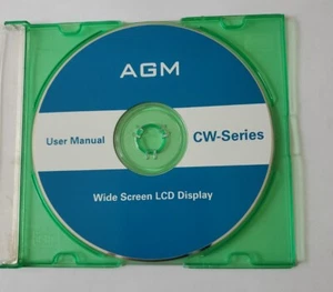 AGM User Manual CW-Series For Wide Screen LCD Display CD Software - Picture 1 of 7