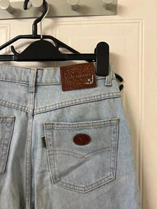 Jeans donna vintage Valinteno blu lavato taglia uk 8 - Foto 1 di 9
