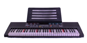 Teclado profesional RockJam 61 teclas tamaño completo piano RJ640 DAÑADO - Imagen 1 de 4