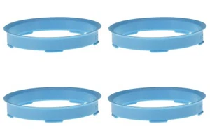 4 Zentrierringe 67,0 mm - 64,2 mm / FZ-System / Farbe - Hellblau - Bild 1 von 8