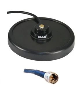 5" Magnet Antenna Mount NMO Rubber Boot Mini-UHF Connector For Mobile Radio 1241 - Picture 1 of 1