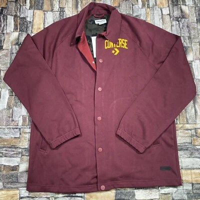 Converse All Star Chuck Taylor Men’s Maroon Camo Jacket Long Sleeve Size Medium - Image 1 of 4