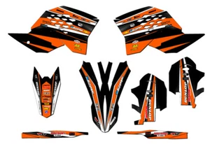 2007-2010 SXF VIGOR Orange Senge Graphics Kit Compatible with KTM - Picture 1 of 4