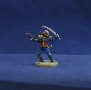 Painted Human Street Samurai, Ral Partha 20-502, Shadowrun RPG 25mm Metal - Picture 1 of 4