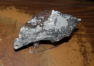 BEAUTIFUL 260 GM. ETCHED CAMPO DEL CIELO METEORITE END CUT .57 LBS. - Picture 1 of 5