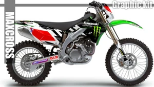 KAWASAKI KLX450R 2007 - 2023 MAXCROSS GRAPHICS KIT DECAL FULL Sticker MONS5 - Picture 1 of 2