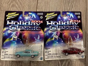 Johnny Lightning Holiday Classics 2004 Lot of 2 NEW Ornaments Rare HTF - Picture 1 of 1
