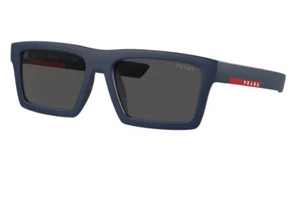 PRADA LINEA ROSSA PS 02ZSU MAG06F Matte Blue Grey Men's 58 mm Sunglasses - Picture 1 of 3