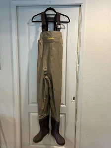 White River Fly Shop Three Forks Felt Sole Chest Waders Size 6 Cabelas - Picture 1 of 3