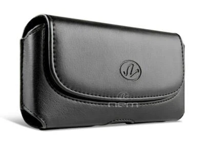 For Samsung Galaxy S9 / S9 Plus Leather Case Cover Belt Clip Loops Holster Pouch - Image 1 of 4