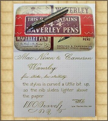 12 Bolígrafos Vintage MacNiven & Cameron Ltd. WAVERLEY • 3.62€
