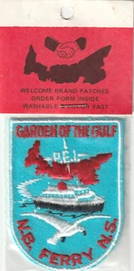 New Brunswick to PEI Canada Garden of the Gulf Ferry Souvenir Patch - Picture 1 of 1