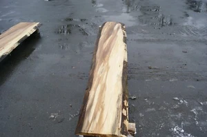 Rotbuche 5207 Brett Bohle Massivholz Rustikal 4x36/46x250 cm - Bild 1 von 12