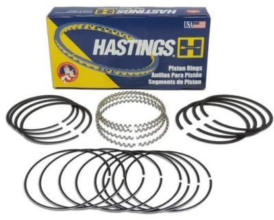 ANILLOS DE PISTÓN CROMADOS HASTINGS 2C4654040 PARA HONDA F22A STD DIÁMETRO ACUERDO PRELUDIO Foto 1 de 2