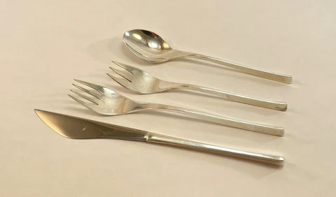 International Vision Sterling Silver 4 Piece Place Setting - No Monogram Cover