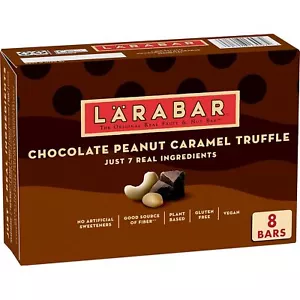 Larabar Chocolate Peanut Caramel Truffle, Gluten Free Vegan Bars, 8 ct - Picture 1 of 1