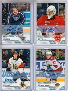  2018-19 Upper Deck CHL Autographs #42 Trey Fix-Wolansky AUTO RC