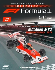 1/24 DeAGOSTINI Big Scale F1 #17 McLAREN M23 Emerson Fittipaldi 1974 model cars - Picture 1 of 7