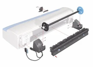 Dispositivo de servicio de limpieza alimentador de rodillos automático Q1247-60189 - Imagen 1 de 3