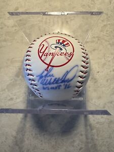 New York Yankees Autographed Baseball By 5 Players Including 2 World Series MVPs
