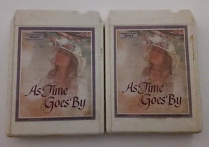 Vintage 1970's As Time Goes By 2 8 track tape set VG Condition - Foto 1 di 2