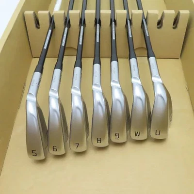 Ping i530 Iron Set 5-W,U 7pc Flex Stiff Tour AD AD-95 Graphite - Image 1 of 4