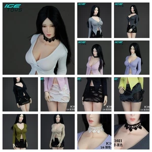 ICE TOYS ic1019 1:6 Action Figure Pure Desire Top and Skinny Ripped Skirt Model - Picture 1 of 45