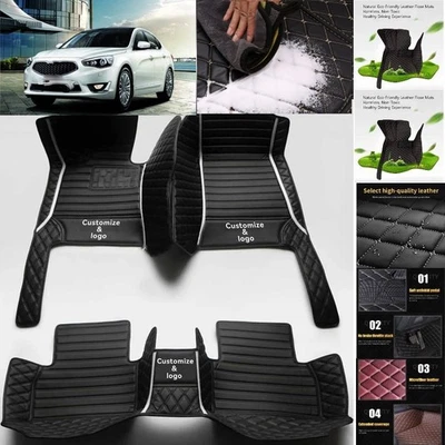 For Kia Cadenza Car Floor Mats All Weather Protection Floor Liners Foto 1 de 4