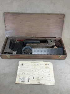 Gilbert Erector Set in Holzkiste Vintage Antik - Bild 1 von 23