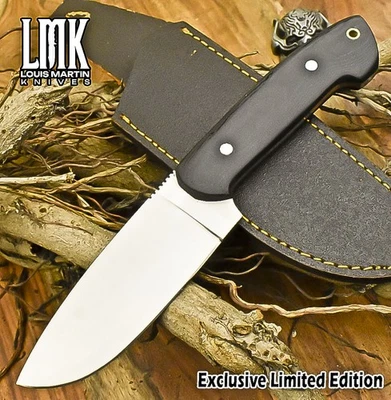 Cuchillo Full Tang hecho a mano LMK AUS-8 acero Micarta supervivencia coleccionable Foto 1 de 4